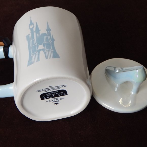 NWT Rae Dunn A Dream Come True Cinderella Double Sided Mug with Shoe Topper - Picture 5 of 5